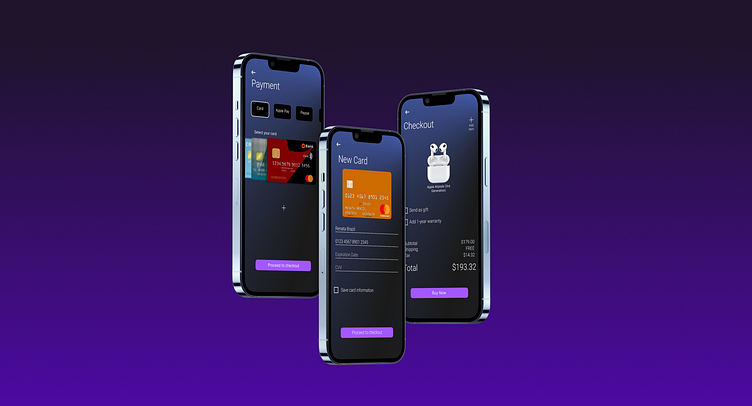 Mobile App Checkout prototype by Angela Chude on Dribbble