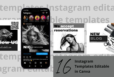 Instagram Templates by Mishella graphic design instagram templates social media social media design