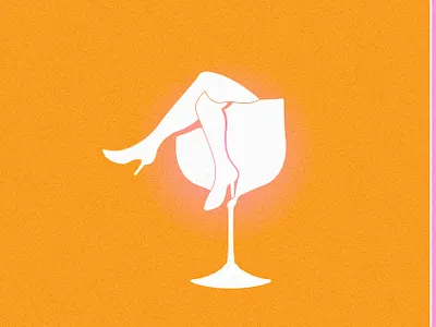 Drink Up alcohol boots branding design drinking glass graphic design heels illustration legs logo sexy wine