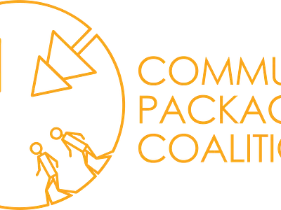 Community Package Coalition Logo Design branding design drawing graphic design illustration logo typography vector
