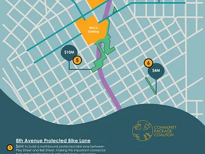 Community Package Project Map Design design drawing graphic design illustration map poster typography vector