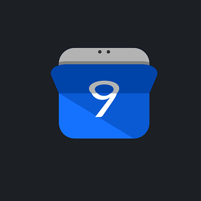 Simple calendar icon design icon