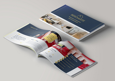 Brochure for construction company adobe branding brochure construction design graphic design layout logo magazine print