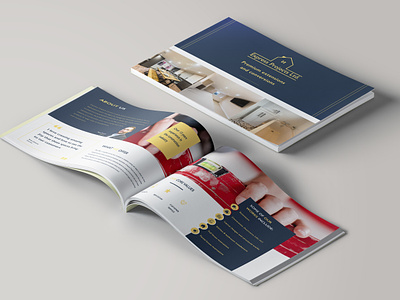 Brochure for construction company adobe branding brochure construction design graphic design layout logo magazine print