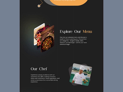 Yummy food ui animation 3d animation app branding design graphic design illustration logo motion graphics typography ui ux vector
