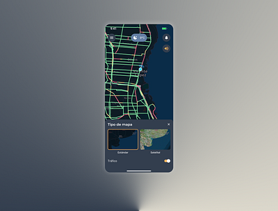 Delivery, Map, Logistic, Dark, traffic app design illustration ui ux