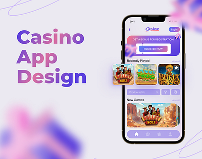 Casino App Design casino design figma ui web 웹디자인