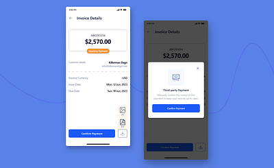Download & Payment Confirmation download mobile modal payment product design uxui