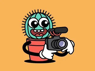 Sticky Boy animation cactus camera creator filmmaker illustration maker video vlog