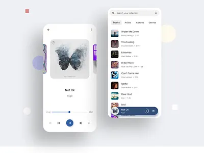 Euphony - A Better Music Player android app design mobile music ui uiux
