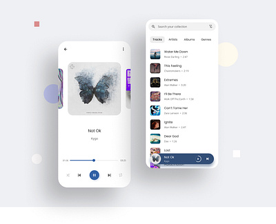 Euphony - A Better Music Player android app design mobile music ui uiux