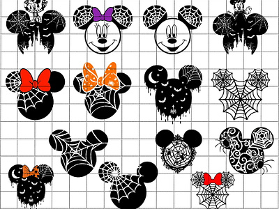 Mickey Mouse Spider Web SVG mickey mouse spider web svg svgbees