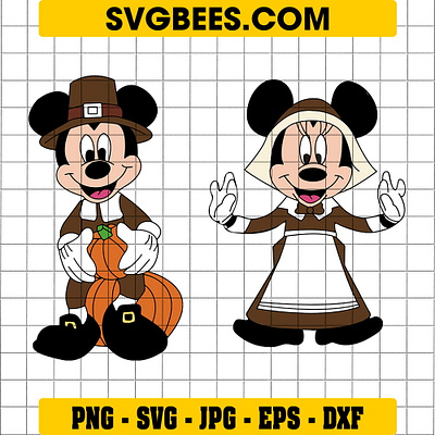 Mickey Mouse Thanksgiving SVG mickey mouse thanksgiving svg svgbees