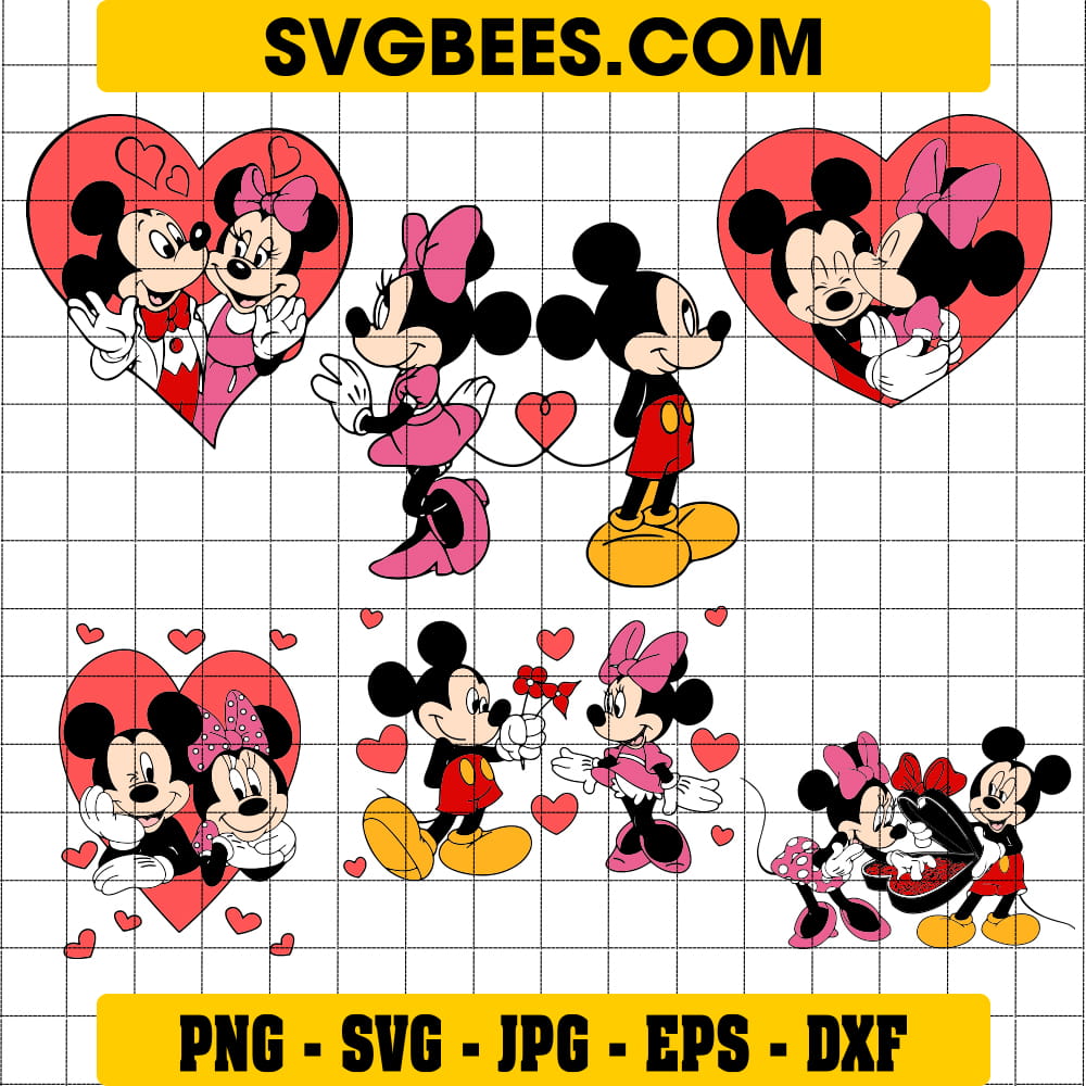 Disney Character Mickey Mouse SVG and PNG - SVGbees