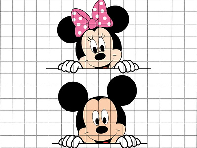 Peeking Mickey Mouse SVG peeking mickey mouse svg svgbees