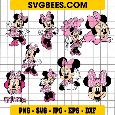 Minnie Mouse SVG minnie mouse svg svgbees