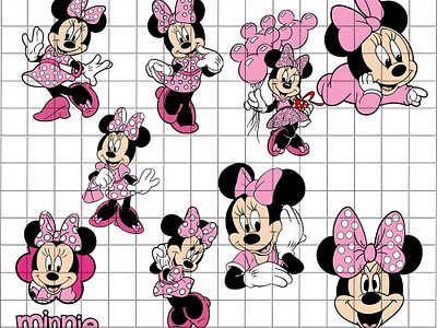 Minnie Mouse SVG minnie mouse svg svgbees
