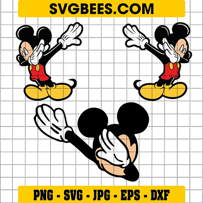 Dabbing Mickey Mouse SVG dabbing mickey mouse svg svgbees