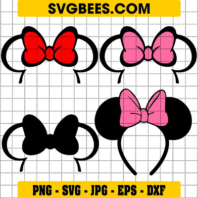 Minnie Mouse Designer LOUIS VUITTON Pattern SVG Sticker Decal Cricut Cut  File Clipart Png Eps Dxf Vector