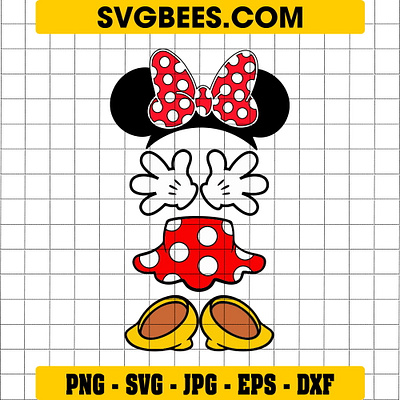 Full Body Minnie Mouse SVG full body minnie mouse svg svgbees