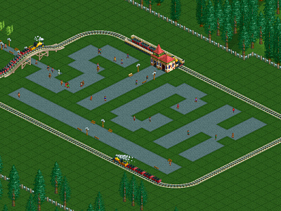 WELCOME TO THE SICK MOBILE roller coaster roller coaster tycoon tycoon