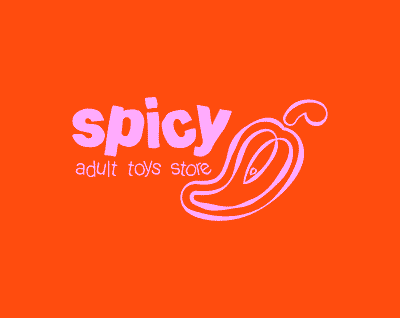 Spicy - Adult Toys Store adult toys branding creative direction graphic design logo sex shop