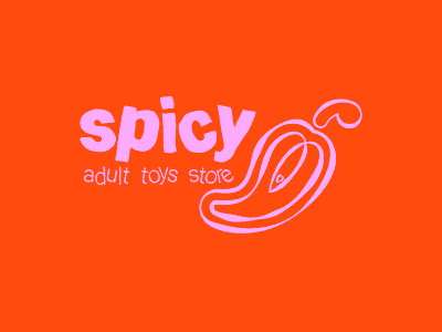 Spicy - Adult Toys Store adult toys branding creative direction graphic design logo sex shop