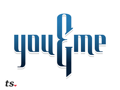 You Ampersand Me - Custom Typeface Design branding design font logo typeface typography vector vector art vector artwork