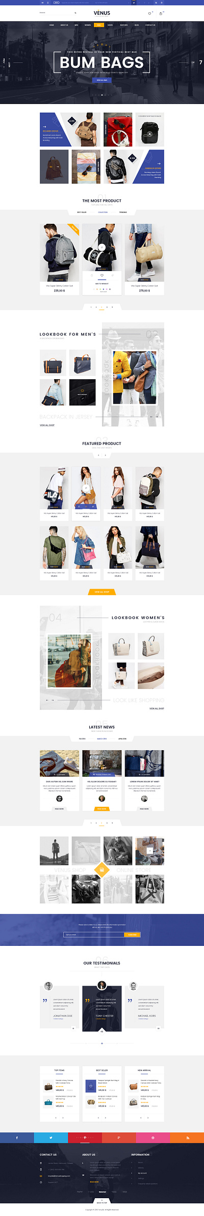 Homepage Fashions design fashions ui