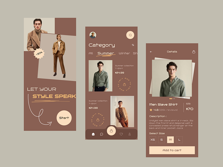 E-Commerce Mobile App by Souravi Akter on Dribbble