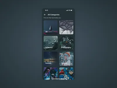 Categories - Daily UI #099 099 app categories dailyui design figma mobile ui