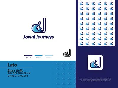 Travel logo, J letter, Lettermark, Adventure, Creative, Wave adventure applogo brand design branding clean jletter logo logodesign logoidea logoinspiration logomaker minimal minimalist modern popular tour tourism logo travel travel agency logo travling