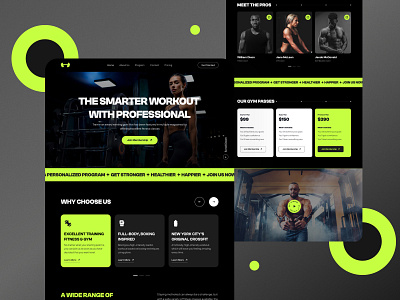 ASHGYM - Fitness Workout Landing Page💪 crossfit exercise fit fitness fitness app fitness website free freebie getfit gym gym app gym landing page landingpagedesign personal trainer professional coach trainer website training workout workout app yoga