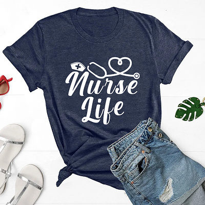 Nurse T-shirt Design apperal design graphic design nurse nurse life nurse t shirt nurse t shirt design nurse tshirts retro vintage tshirt t shirt t shirt design tee tshirt