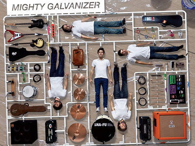 SNA-FU Cover - Mighty Galvanizer branding cover design music photo