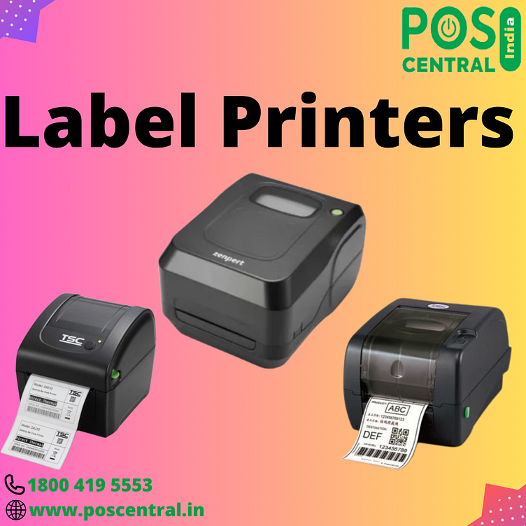 Revolutionize Printing with Label Printers by POS India on Dribbble