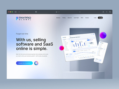 SaaS landing Page Design agency website landing landing page landingpage minimal popular shot product designer saas saas design saas landing page saas webpage saas website ui uiux user interface ux web website design