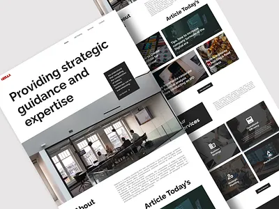 Consultant Landing page concept consultant design landingpage ui ui design uiux web web design