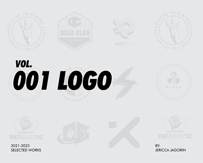 LOGO COLLECTION - VOL.001 branding design graphic design illustration logo typography vector