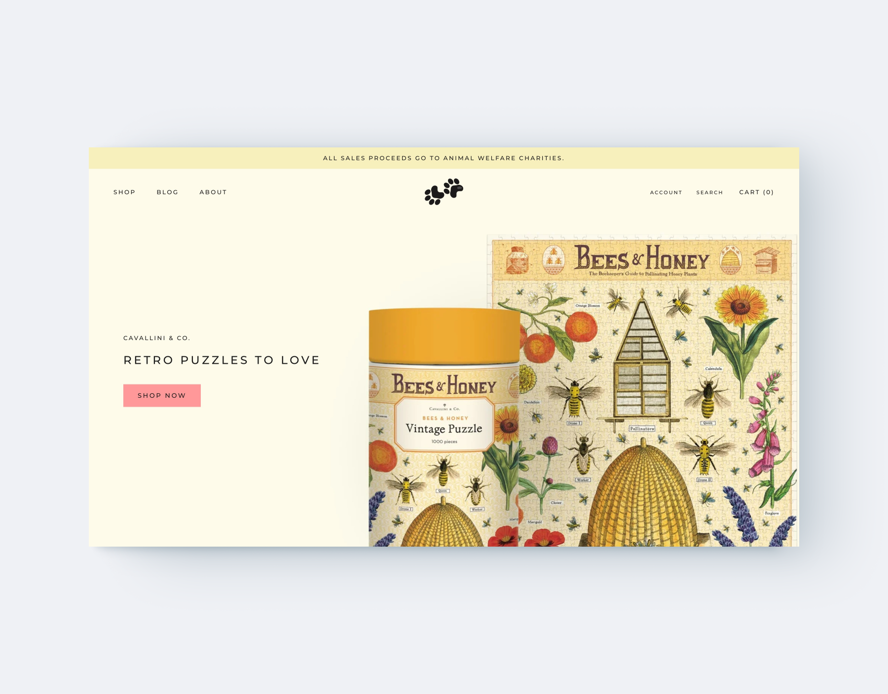 Lost Paws Shopify Design & Dev design e commerce ecommerce shopify ui ux web design