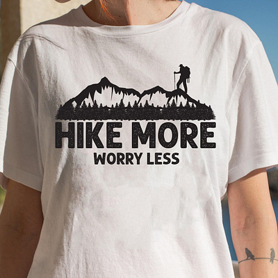 Hiking T-shirt Design apperal design graphic design hike hiking hiking shirts hiking tshirt design mearch mountain retro vintage tshirt t shirt tee tshirt