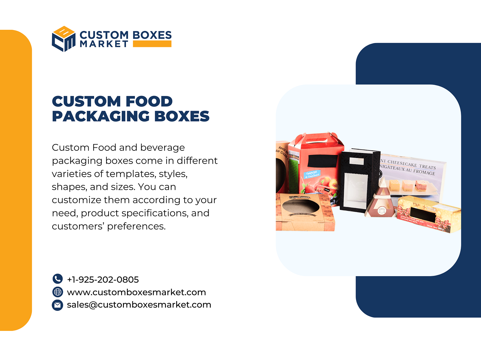 Custom Food Packaging Boxes by Peter Smith on Dribbble