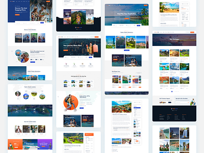 TourVisor - Tours and Travel Agency Web Design accommodation adventure business concept creative design dribbble best shot figma logo minimal modern portfolio tour tour and travel travel travel agency typography ui vector website