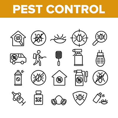 Pest Control Icons Designed graphic design icon pest control icons designed