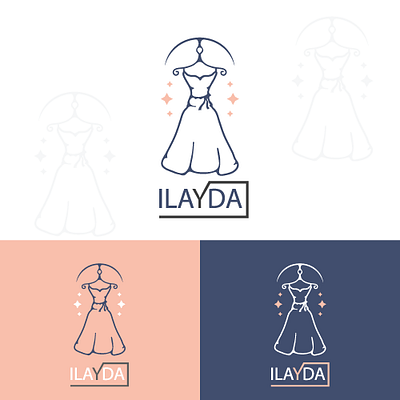 ILAYDA Dresses Zurich Shop Logo banner design branding branding design business logo company logo corporate design flyer design graphic design logo logo design logo maker logo type minimal minimalist modern typography