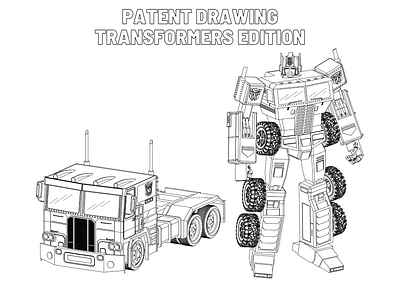 Patent Drawing - Transformers Edition design design patent drawings illustration line drawing patent attorney patentartist patentdrawing patentsketch uspto
