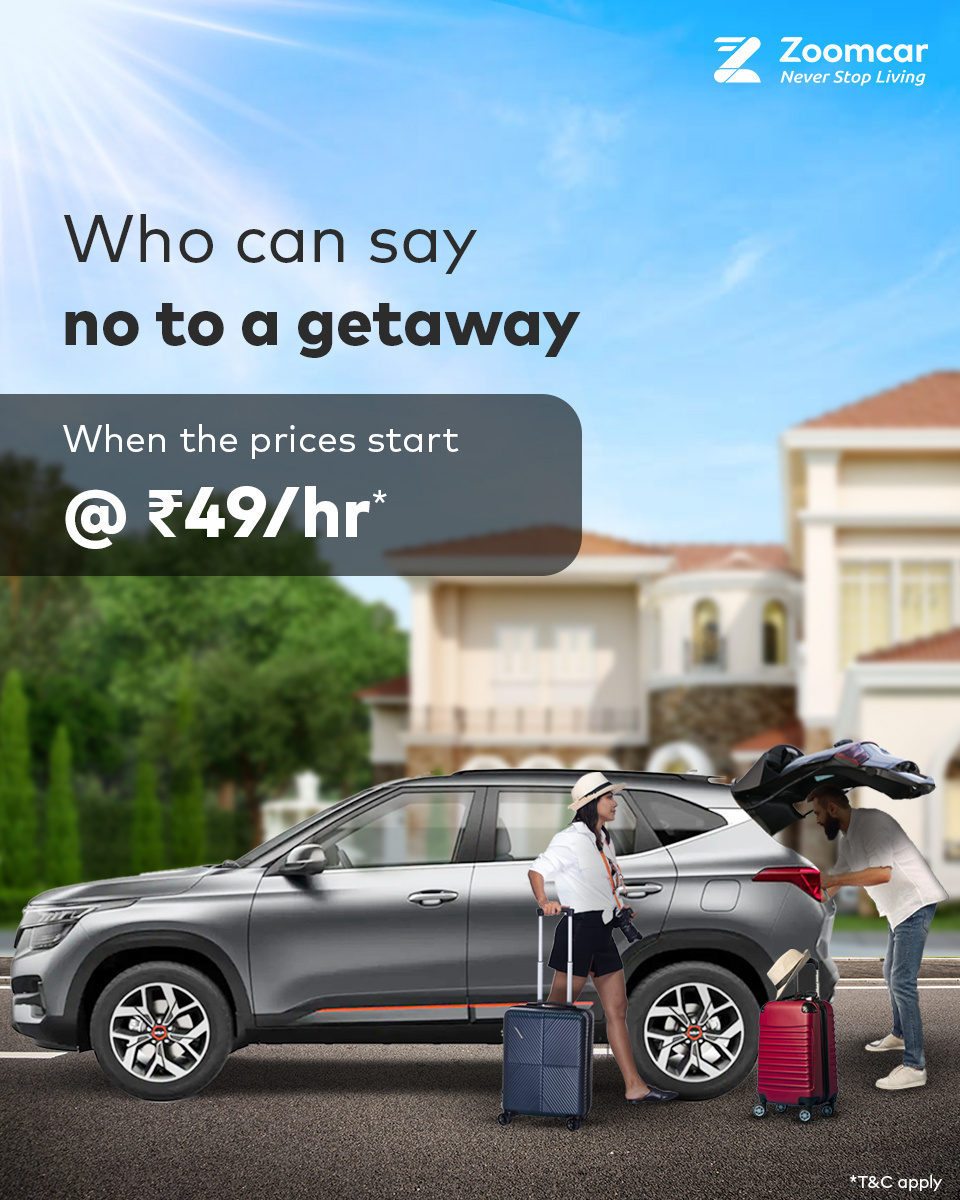 Rent a car in Delhi Zoom car long drive cars by Zoomcar India on