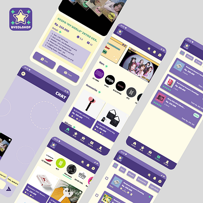 Byeolshop - KPOP Album & Merch Ecommerce App app design ecommerce ecommerceapp exploration kpop mobile ui uimobile
