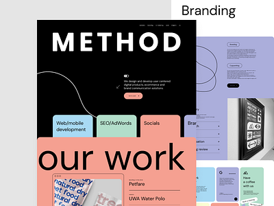 Method - Website agency australia branding colorful design design studio gsap interaction landing page marketing perth portfolio studio ui ui design ux design uxui web design webdesign website