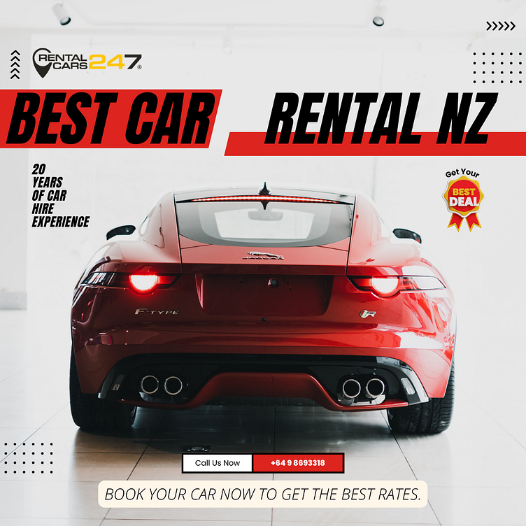 Best Rental Cars in Auckland by Rental Cars 247 on Dribbble